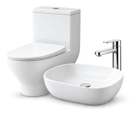Close-Coupled WC Suite, white